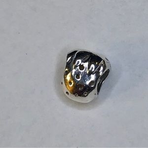 Retired Pandora Strawberry Charm 925 Ale